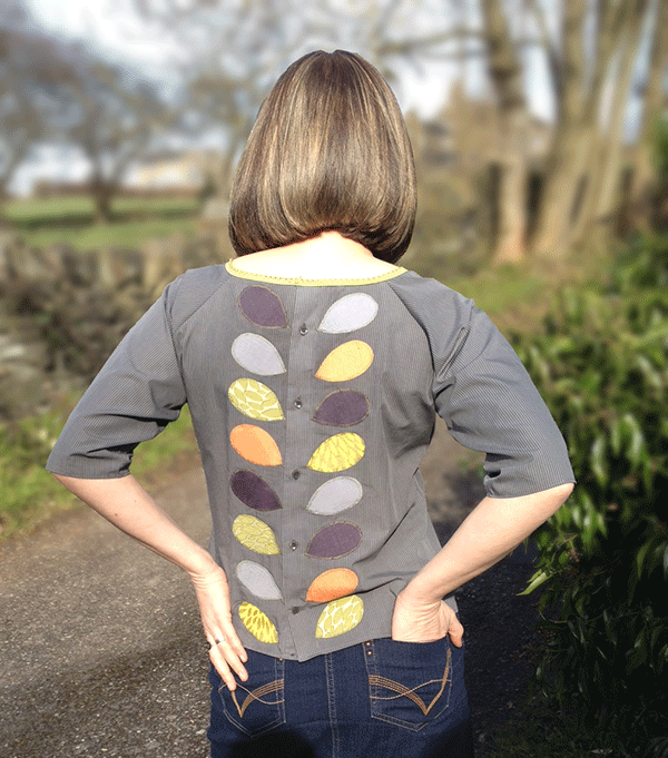 Upcycled Orla Top - FREE SEWING PATTERN